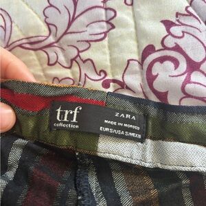 Zara TRF Multicolor Striped Skirt